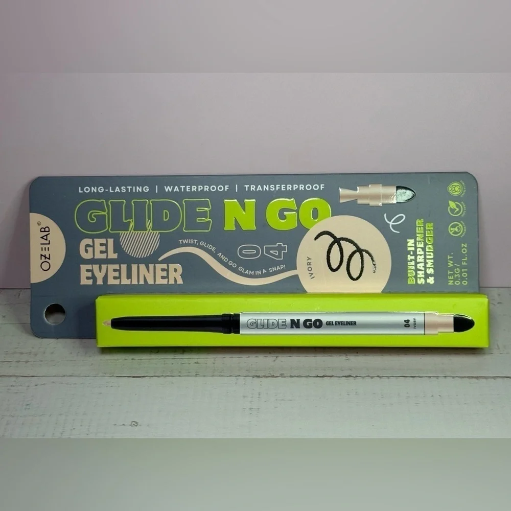 OZ LAB GLIDE N Go - Gel Eyeliner NIB (Ivory)